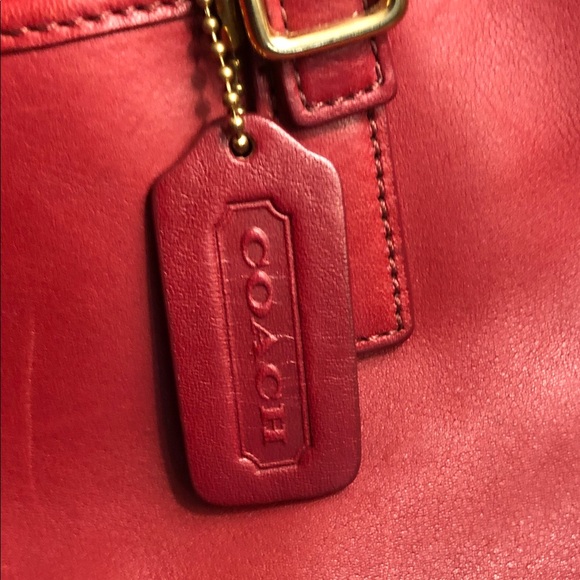 Coach Brick Leather Shoulder Bag - Picture 7 of 7